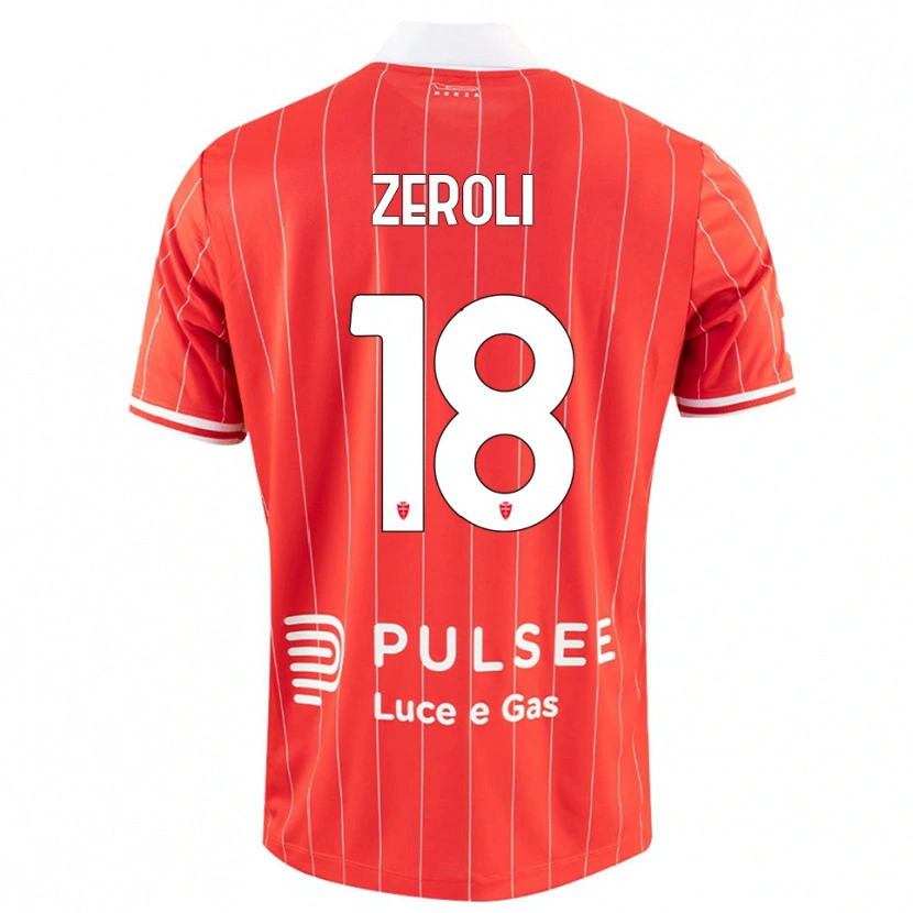 Danxen Dzieci Kevin Zeroli #18 Czerwono-Biały Domowa Koszulka 2025/26 Koszulki Klubowe