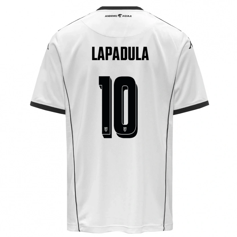 Danxen Dzieci Gianluca Lapadula #10 Biało-Czarny Domowa Koszulka 2025/26 Koszulki Klubowe