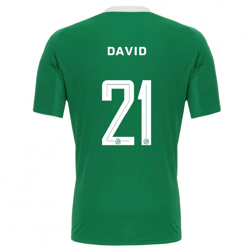 Danxen Dzieci Dean David #21 Zielono-Biały Domowa Koszulka 2025/26 Koszulki Klubowe