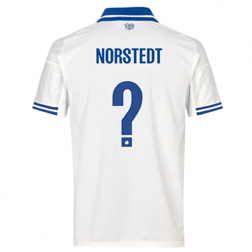 Danxen Dzieci Liam Norstedt #0 Biało-Niebieski Domowa Koszulka 2025/26 Koszulki Klubowe