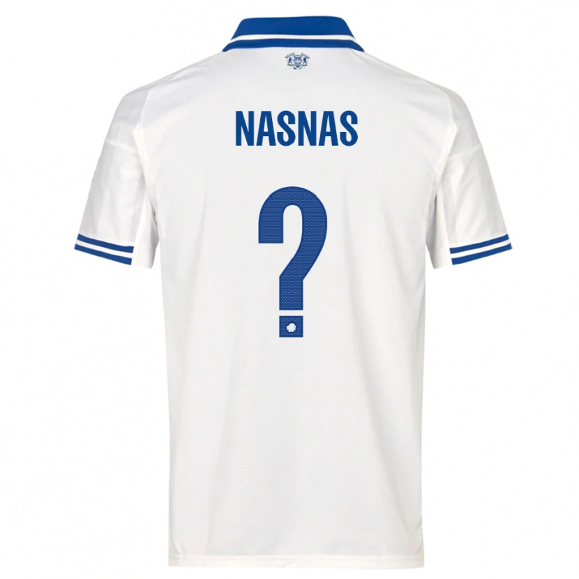 Danxen Dzieci Marvin Nasnas #0 Biało-Niebieski Domowa Koszulka 2025/26 Koszulki Klubowe