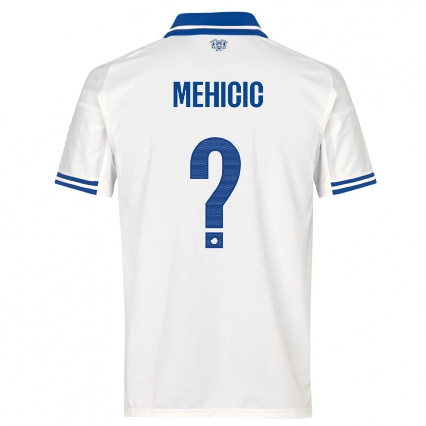 Danxen Dzieci Elvin Mehicic #0 Biało-Niebieski Domowa Koszulka 2025/26 Koszulki Klubowe