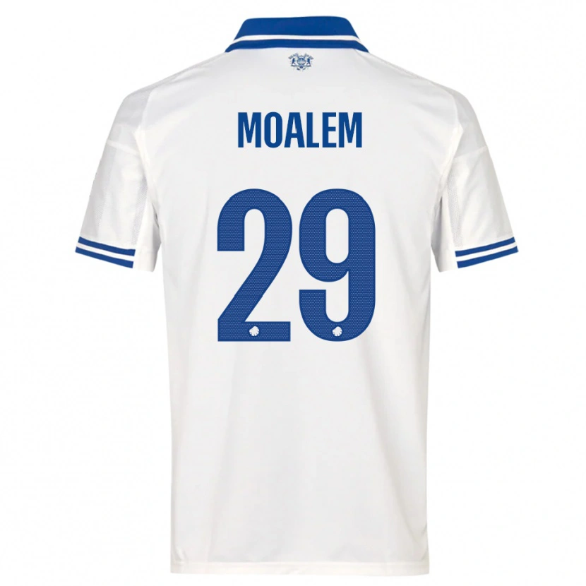Danxen Dzieci Jonathan Moalem #29 Biało-Niebieski Domowa Koszulka 2025/26 Koszulki Klubowe