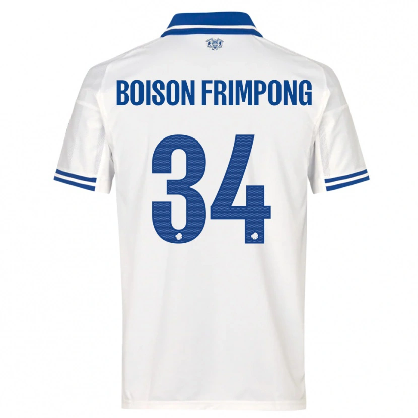 Danxen Dzieci David Boison Frimpong #34 Biało-Niebieski Domowa Koszulka 2025/26 Koszulki Klubowe