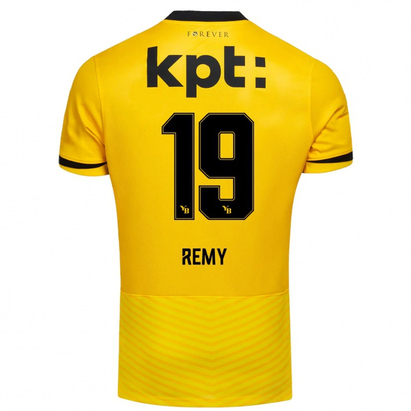 Danxen Dzieci Audrey Remy #19 Żółto-Czarny Domowa Koszulka 2025/26 Koszulki Klubowe