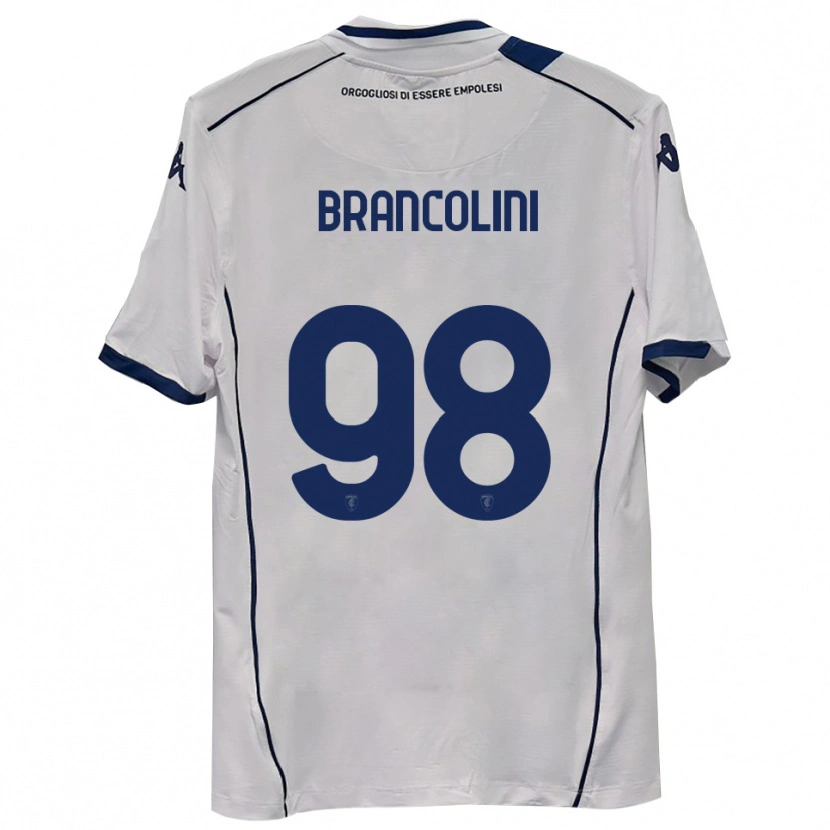 Danxen Dzieci Federico Brancolini #98 Ciemnogranatowy Wyjazdowa Koszulka 2025/26 Koszulki Klubowe