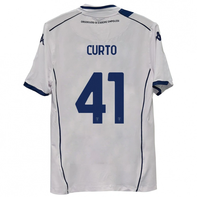 Danxen Dzieci Marco Curto #41 Ciemnogranatowy Wyjazdowa Koszulka 2025/26 Koszulki Klubowe