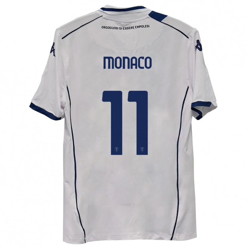 Danxen Dzieci Salvatore Monaco #11 Ciemnogranatowy Wyjazdowa Koszulka 2025/26 Koszulki Klubowe