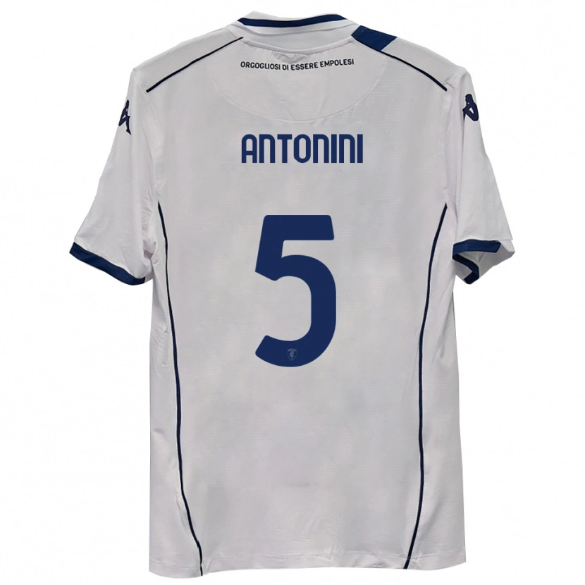 Danxen Dzieci Diego Antonini #5 Ciemnogranatowy Wyjazdowa Koszulka 2025/26 Koszulki Klubowe