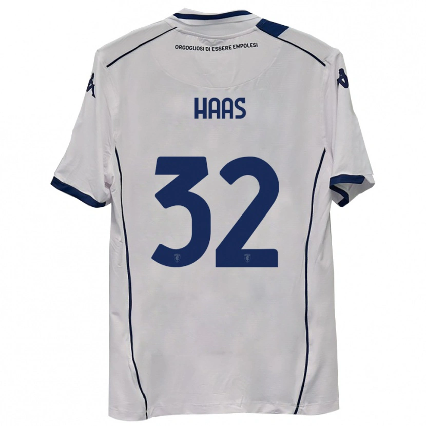 Danxen Dzieci Nicolas Haas #32 Ciemnogranatowy Wyjazdowa Koszulka 2025/26 Koszulki Klubowe