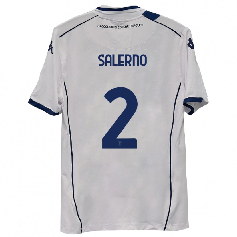Danxen Dzieci Lorenzo Salerno #2 Ciemnogranatowy Wyjazdowa Koszulka 2025/26 Koszulki Klubowe