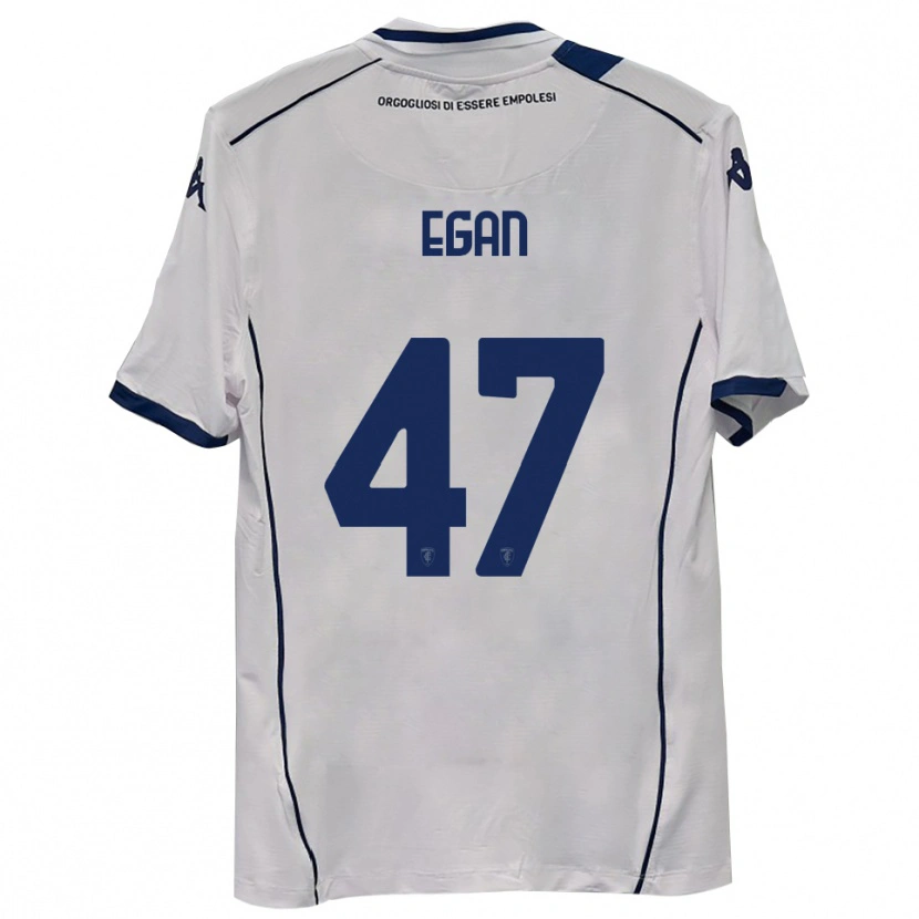Danxen Dzieci Matteo Egan #47 Ciemnogranatowy Wyjazdowa Koszulka 2025/26 Koszulki Klubowe