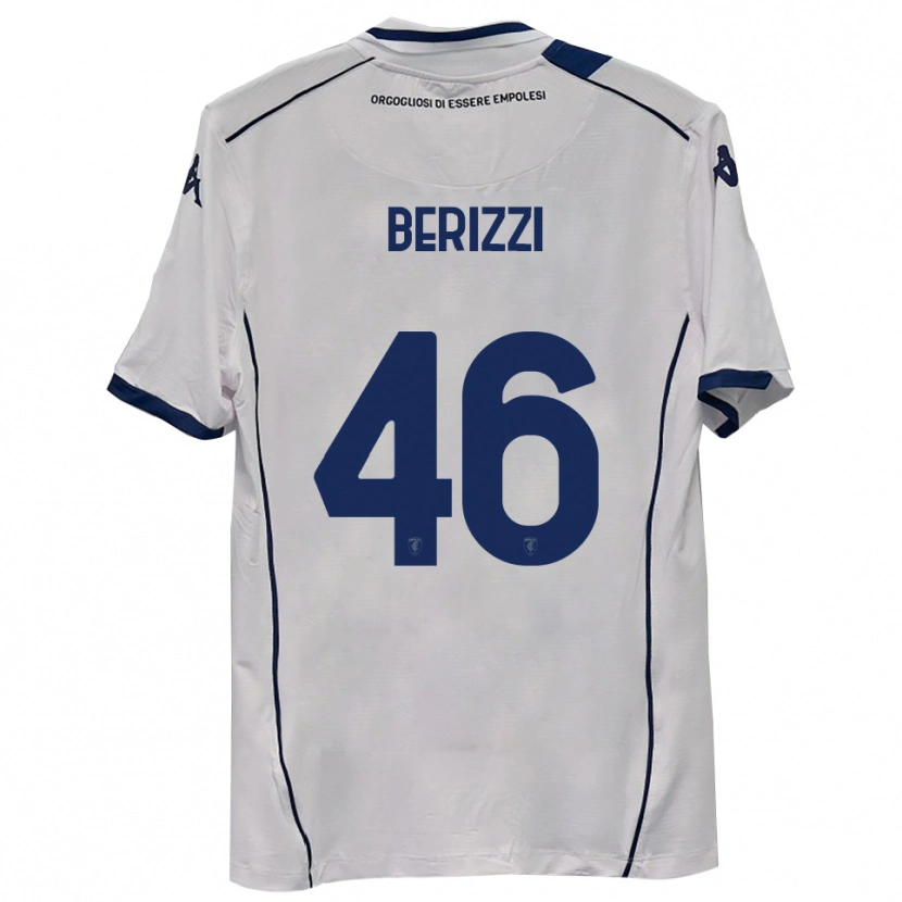 Danxen Dzieci Roberto Berizzi #46 Ciemnogranatowy Wyjazdowa Koszulka 2025/26 Koszulki Klubowe