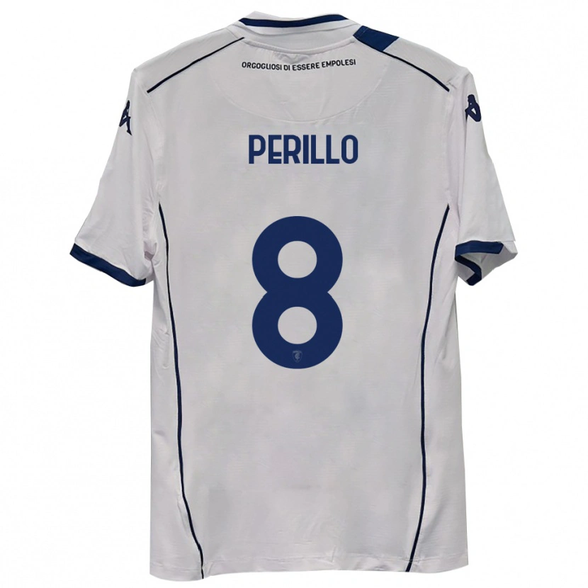 Danxen Dzieci Edoardo Perillo #8 Ciemnogranatowy Wyjazdowa Koszulka 2025/26 Koszulki Klubowe