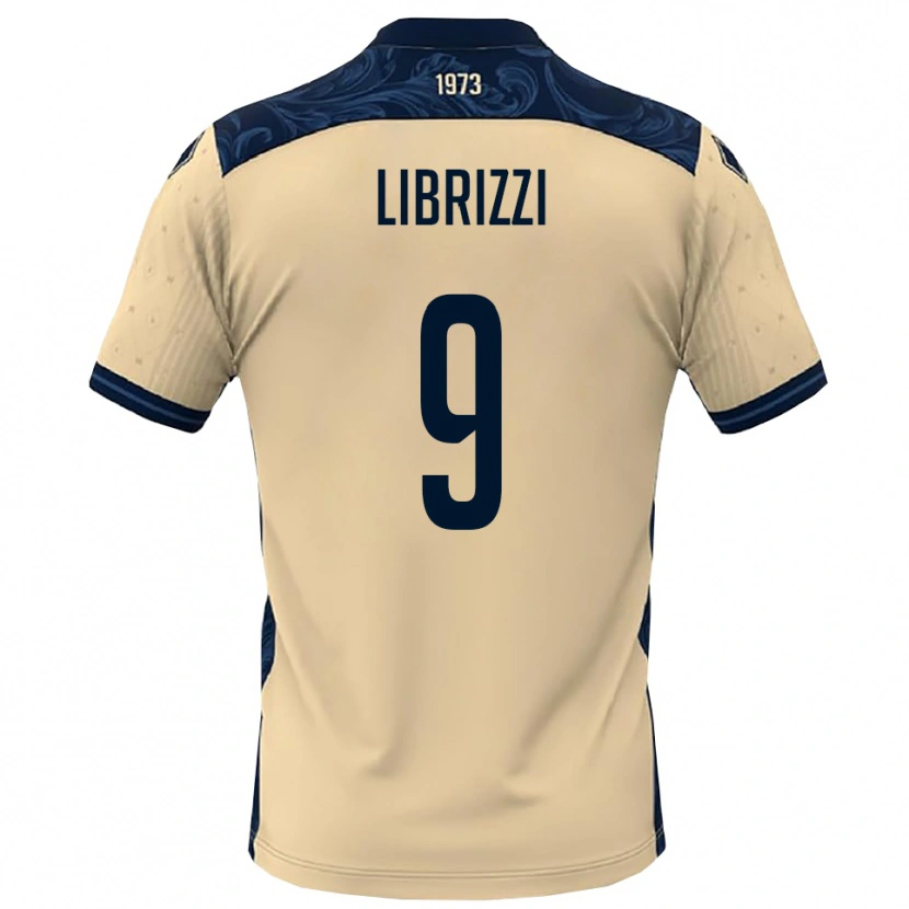 Danxen Dzieci Gabriele Librizzi #9 Biało-Granatowy Wyjazdowa Koszulka 2025/26 Koszulki Klubowe