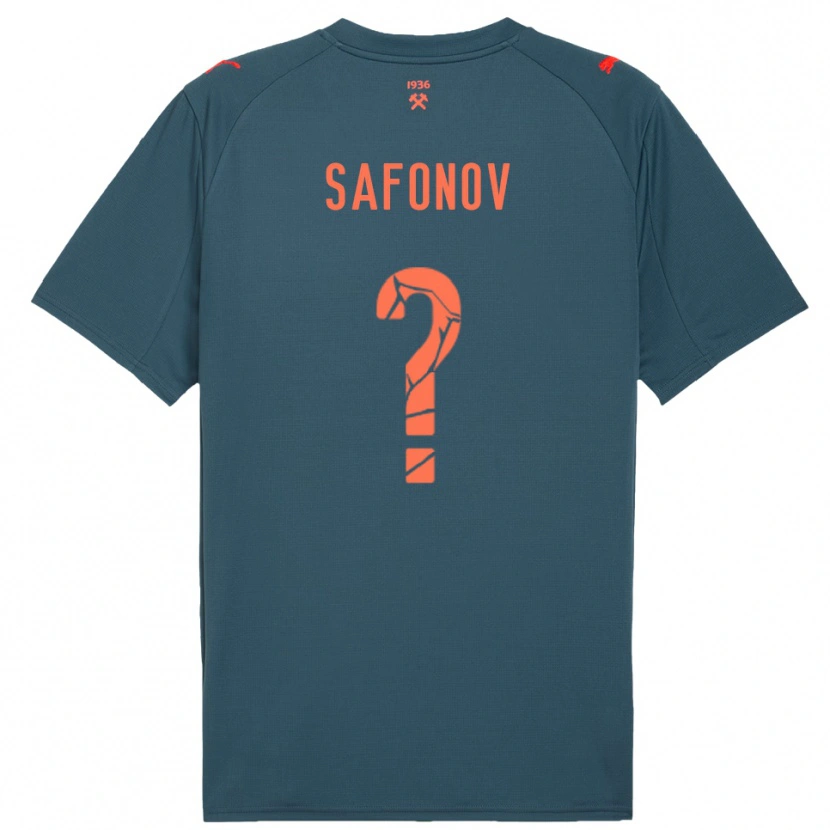 Danxen Dzieci Arseniy Safonov #0 Granatowo-Czerwony Wyjazdowa Koszulka 2025/26 Koszulki Klubowe