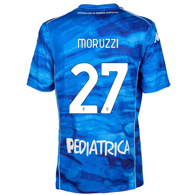 Danxen Męski Brando Moruzzi #27 Niebiesko-Biały Domowa Koszulka 2025/26 Koszulki Klubowe