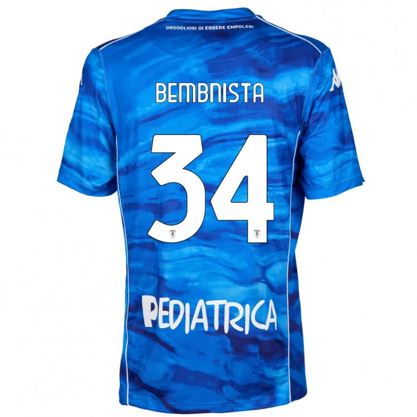Danxen Męski Dawid Bembnista #34 Niebiesko-Biały Domowa Koszulka 2025/26 Koszulki Klubowe