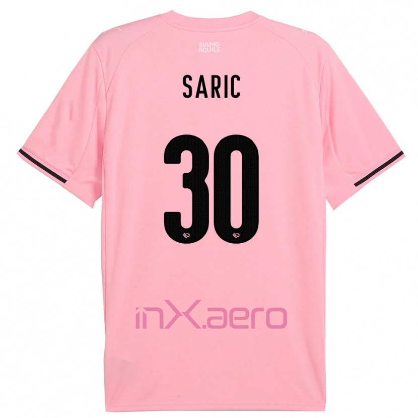 Danxen Męski Dario Saric #30 Różowo-Czarny Domowa Koszulka 2025/26 Koszulki Klubowe