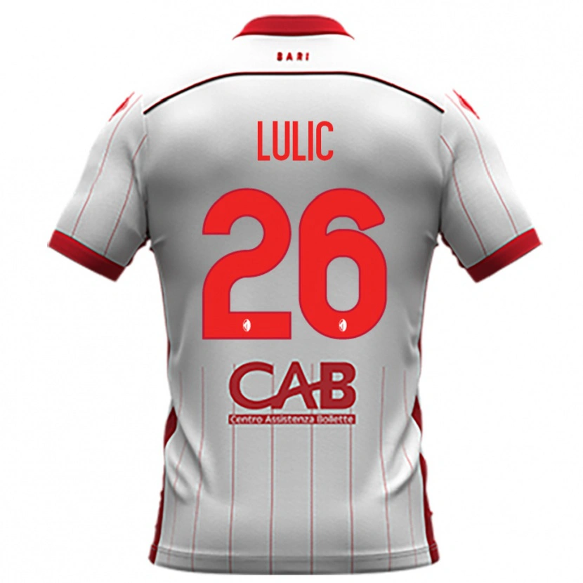 Danxen Męski Karlo Lulic #26 Biało-Czerwony Domowa Koszulka 2025/26 Koszulki Klubowe