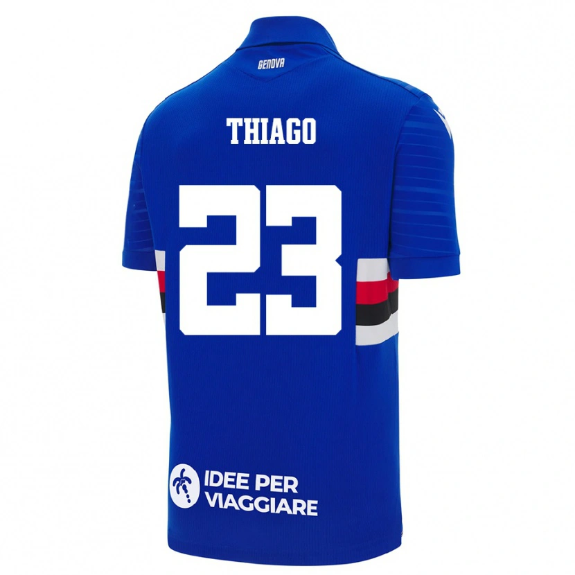 Danxen Męski Thiago #23 Niebiesko-Biały Domowa Koszulka 2025/26 Koszulki Klubowe