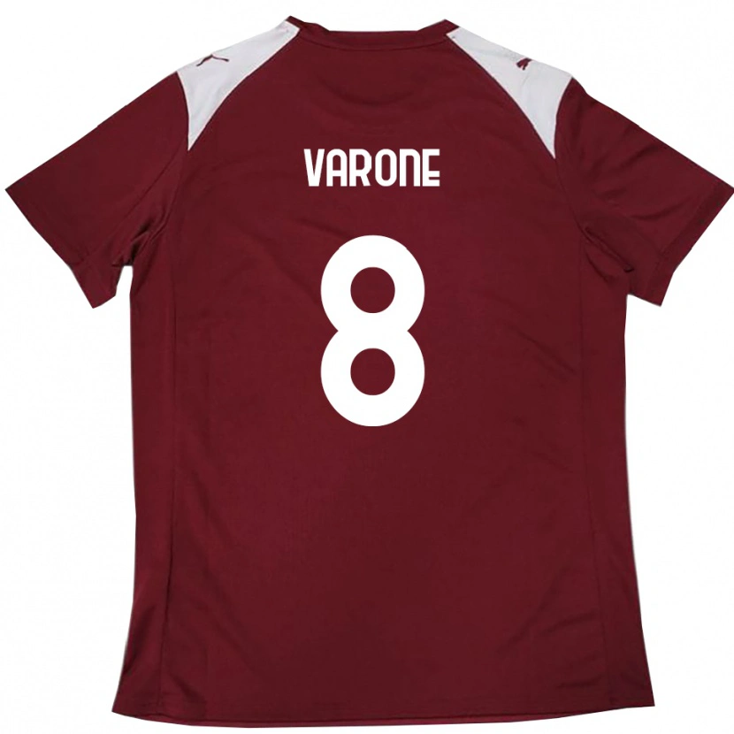 Danxen Męski Ivan Varone #8 Burgundowo-Biały Domowa Koszulka 2025/26 Koszulki Klubowe