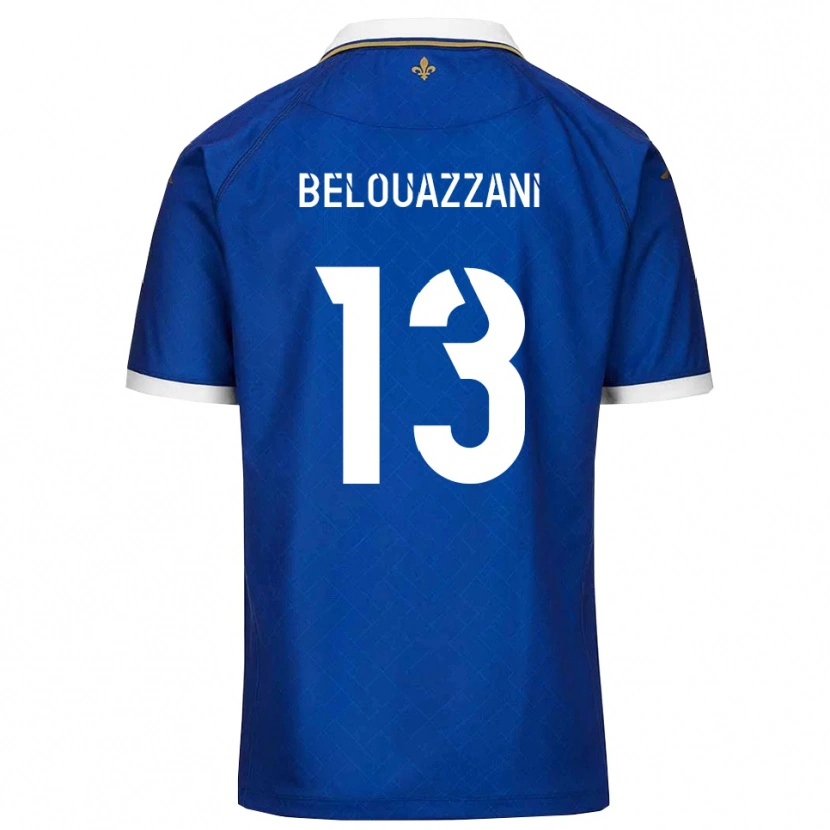 Danxen Męski Islam Belouazzani #13 Niebiesko-Złoty Domowa Koszulka 2025/26 Koszulki Klubowe