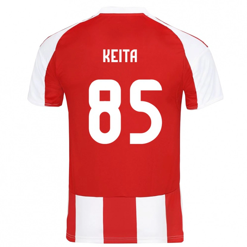 Danxen Męski Diby Keita #85 Czerwono-Biały Domowa Koszulka 2025/26 Koszulki Klubowe