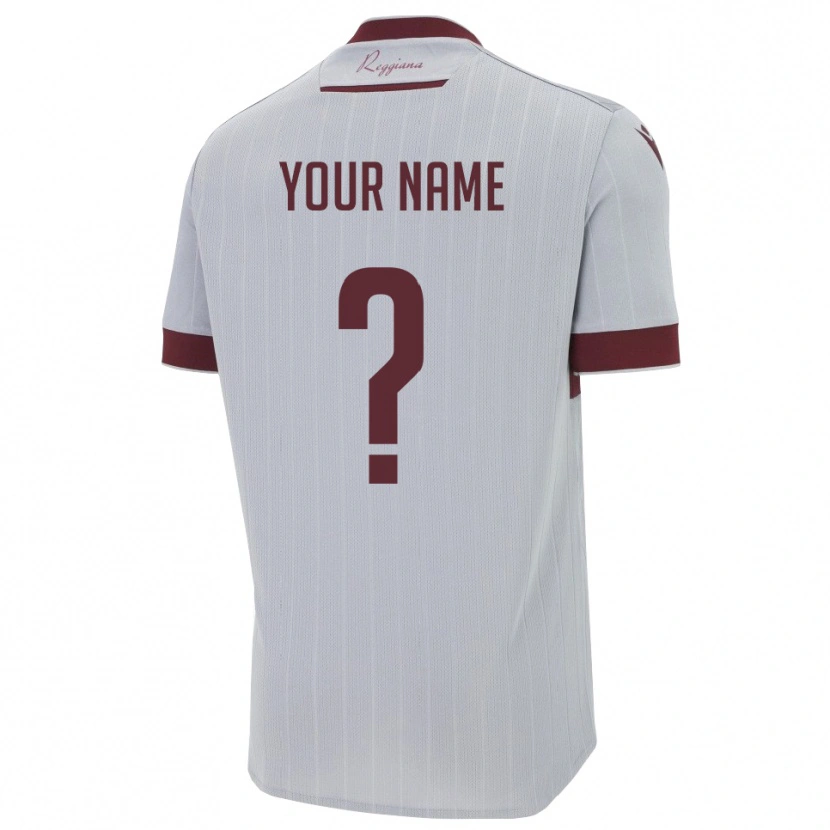 Danxen Męski Twoje Imię #0 Bordowo-Biały Wyjazdowa Koszulka 2025/26 Koszulki Klubowe