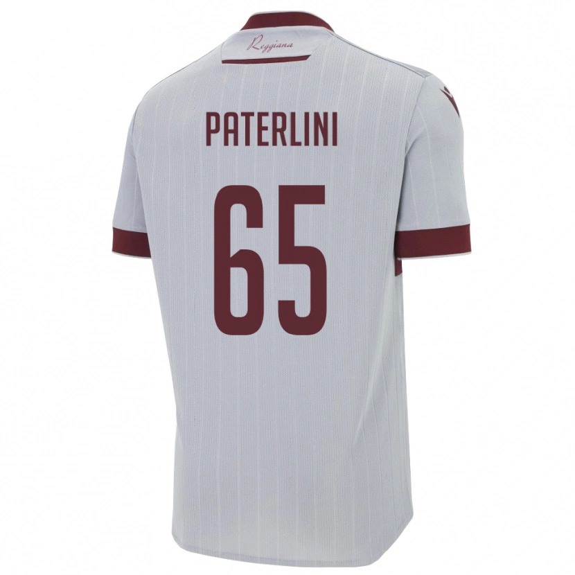 Danxen Męski Federico Paterlini #65 Bordowo-Biały Wyjazdowa Koszulka 2025/26 Koszulki Klubowe
