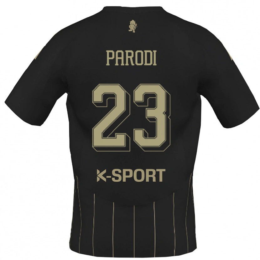 Danxen Męski Luca Parodi #23 Szaro-Biały Wyjazdowa Koszulka 2025/26 Koszulki Klubowe