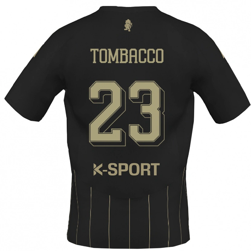 Danxen Męski Federico Tombacco #23 Szaro-Biały Wyjazdowa Koszulka 2025/26 Koszulki Klubowe