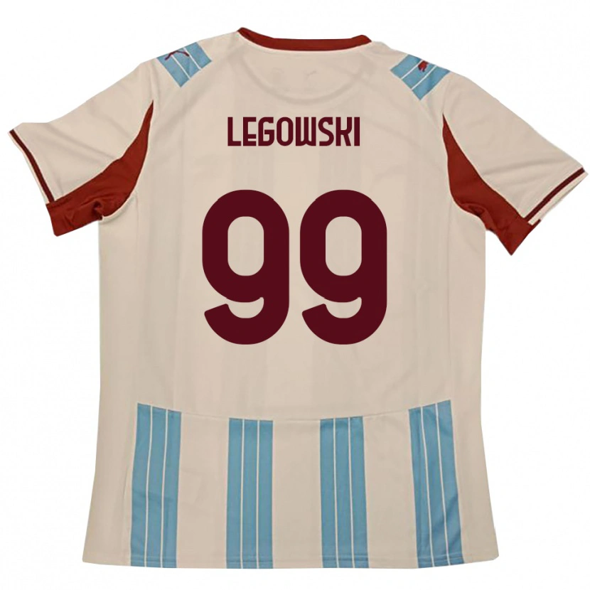 Danxen Męski Mateusz Legowski #99 Błękitno-Biały Wyjazdowa Koszulka 2025/26 Koszulki Klubowe