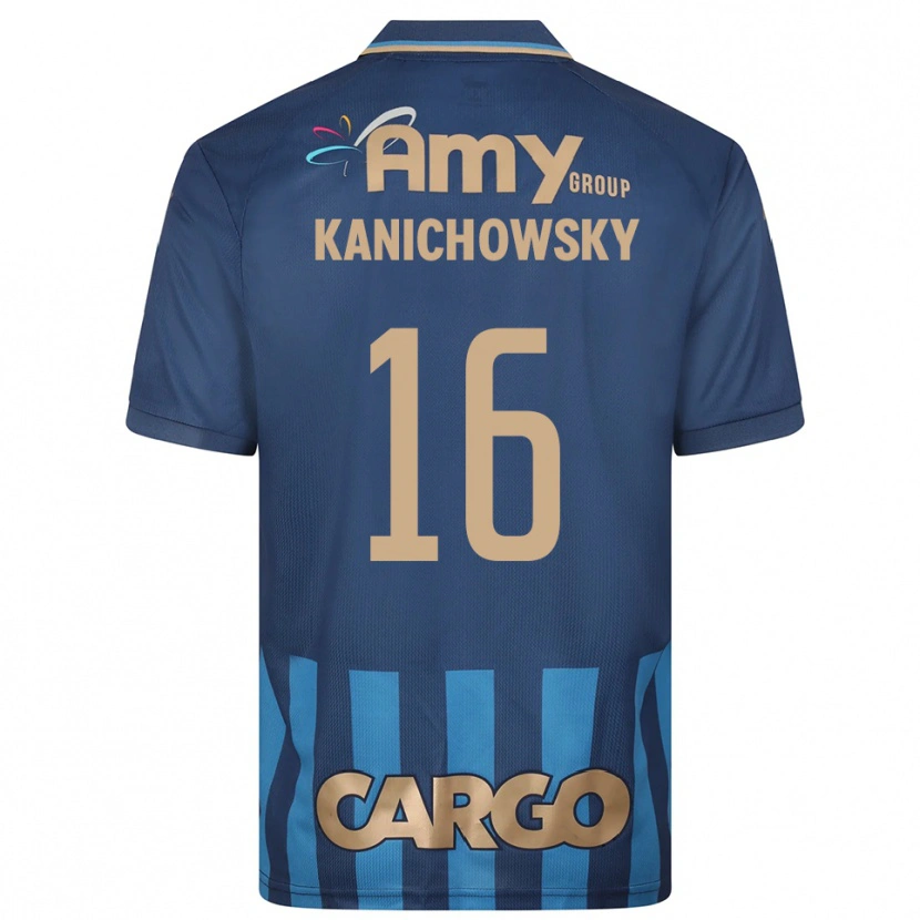 Danxen Męski Gabi Kanichowsky #16 Granatowo-Niebieski Wyjazdowa Koszulka 2025/26 Koszulki Klubowe