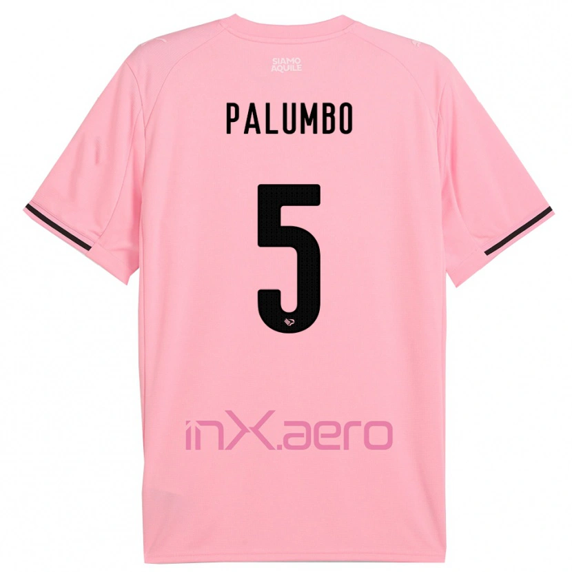 Danxen Kobiety Antonio Palumbo #5 Różowo-Czarny Domowa Koszulka 2025/26 Koszulki Klubowe