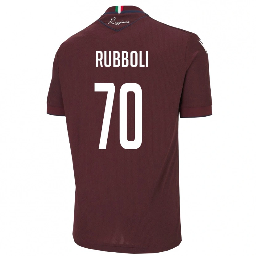 Danxen Kobiety Lorenzo Rubboli #70 Bordowo-Biały Domowa Koszulka 2025/26 Koszulki Klubowe