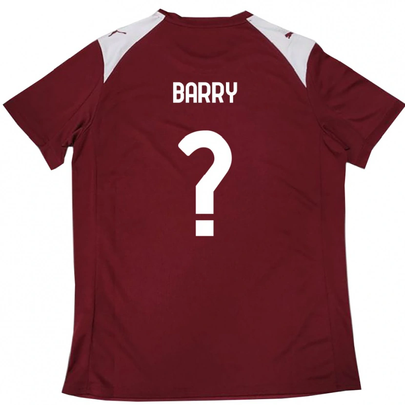Danxen Kobiety Sammy Barry #0 Burgundowo-Biały Domowa Koszulka 2025/26 Koszulki Klubowe