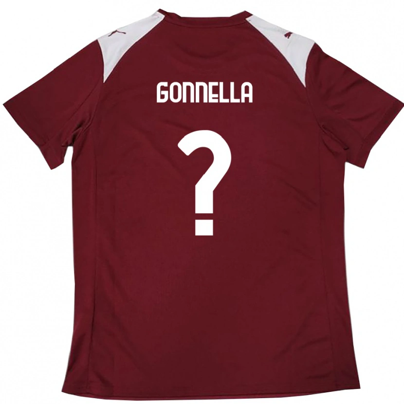 Danxen Kobiety Andrea Gonnella #0 Burgundowo-Biały Domowa Koszulka 2025/26 Koszulki Klubowe