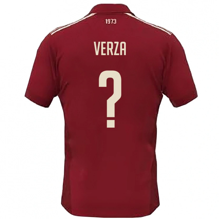 Danxen Kobiety Leonardo Verza #0 Burgundowo-Biały Domowa Koszulka 2025/26 Koszulki Klubowe