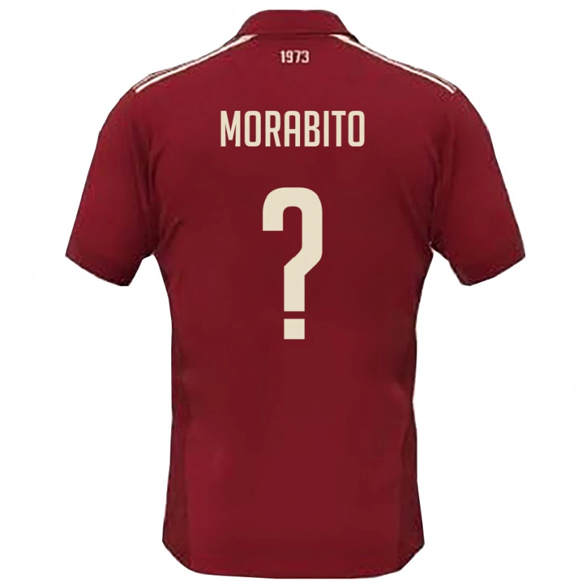 Danxen Kobiety Francesco Morabito #0 Burgundowo-Biały Domowa Koszulka 2025/26 Koszulki Klubowe