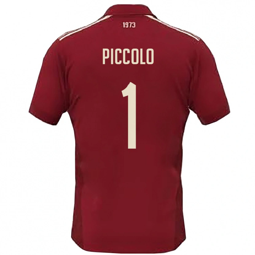 Danxen Kobiety Giacomo Piccolo #1 Burgundowo-Biały Domowa Koszulka 2025/26 Koszulki Klubowe