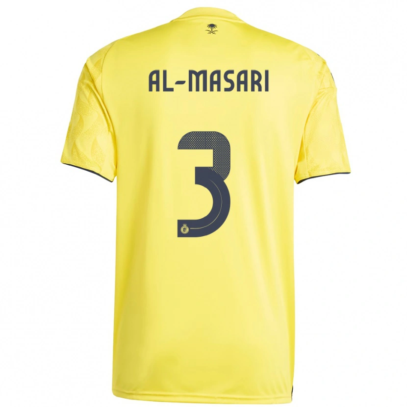 Danxen Kobiety Wade Al-Masari #3 Żółto-Czarny Domowa Koszulka 2025/26 Koszulki Klubowe
