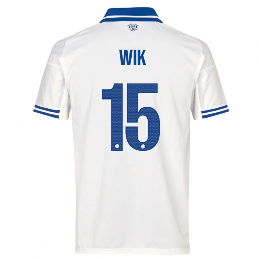Danxen Kobiety Viktoria Wik #15 Biało-Niebieski Domowa Koszulka 2025/26 Koszulki Klubowe