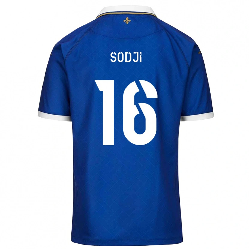 Danxen Kobiety Alexandre Sodji #16 Niebiesko-Złoty Domowa Koszulka 2025/26 Koszulki Klubowe