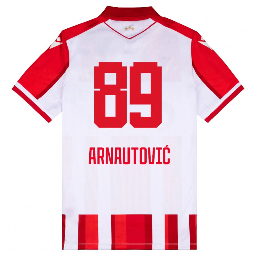 Danxen Kobiety Marko Arnautovic #89 Czerwono-Biały Domowa Koszulka 2025/26 Koszulki Klubowe