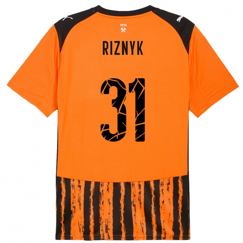 Danxen Kobiety Dmytro Riznyk #31 Pomarańczowo-Czarny Domowa Koszulka 2025/26 Koszulki Klubowe