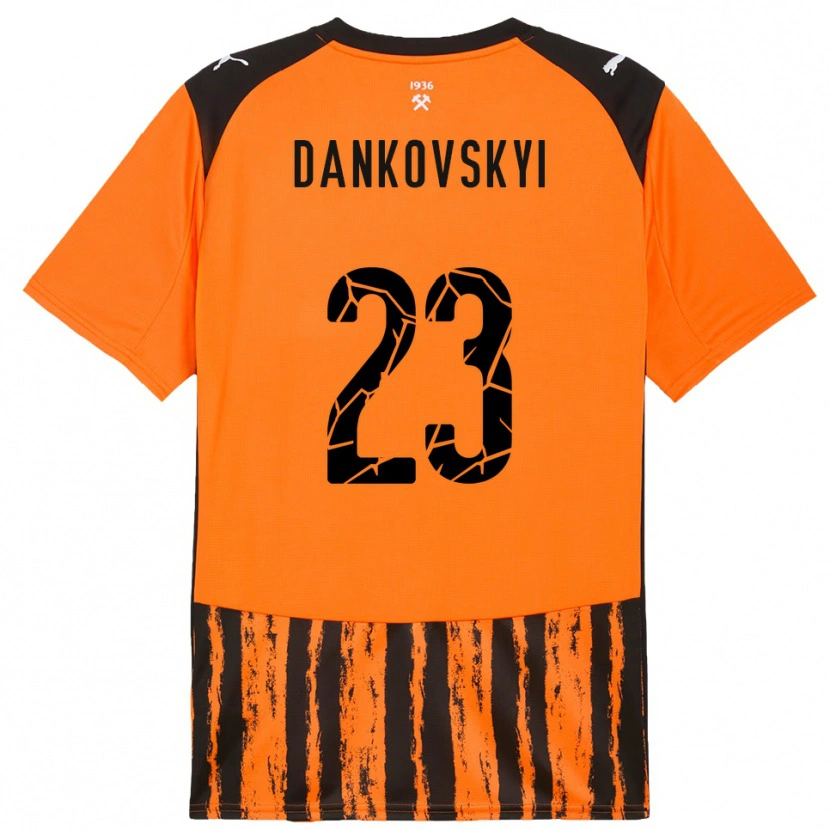 Danxen Kobiety Yegor Dankovskyi #23 Pomarańczowo-Czarny Domowa Koszulka 2025/26 Koszulki Klubowe