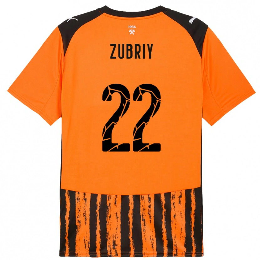 Danxen Kobiety Artem Zubriy #22 Pomarańczowo-Czarny Domowa Koszulka 2025/26 Koszulki Klubowe
