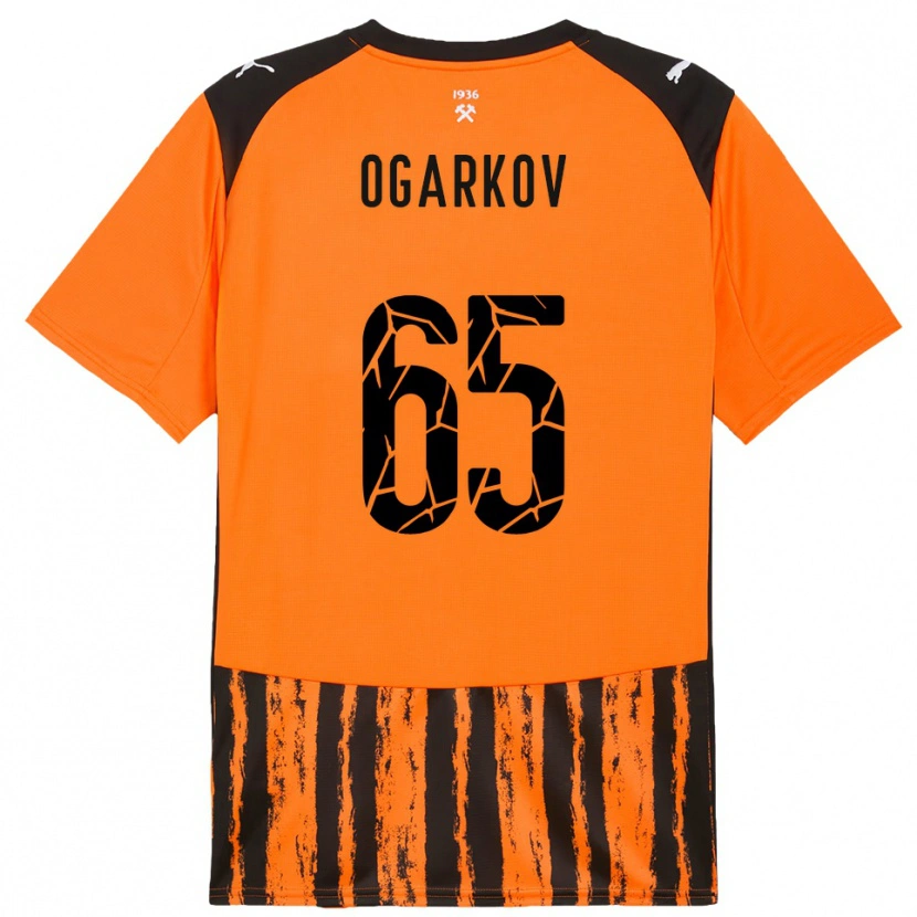 Danxen Kobiety Mykola Ogarkov #65 Pomarańczowo-Czarny Domowa Koszulka 2025/26 Koszulki Klubowe