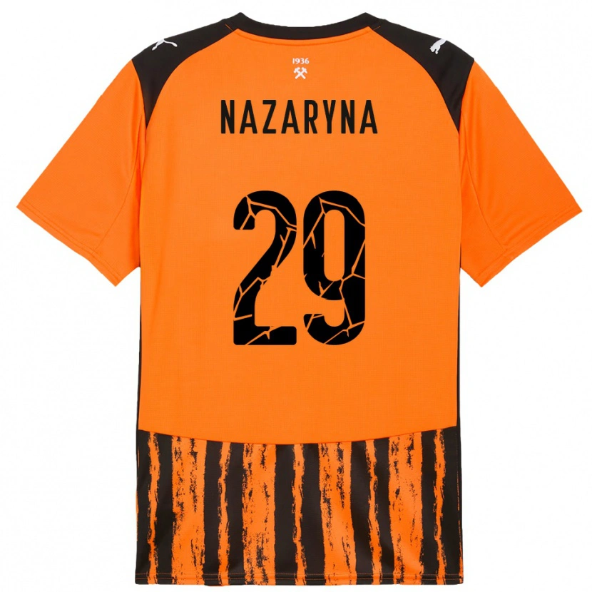 Danxen Kobiety Yegor Nazaryna #29 Pomarańczowo-Czarny Domowa Koszulka 2025/26 Koszulki Klubowe